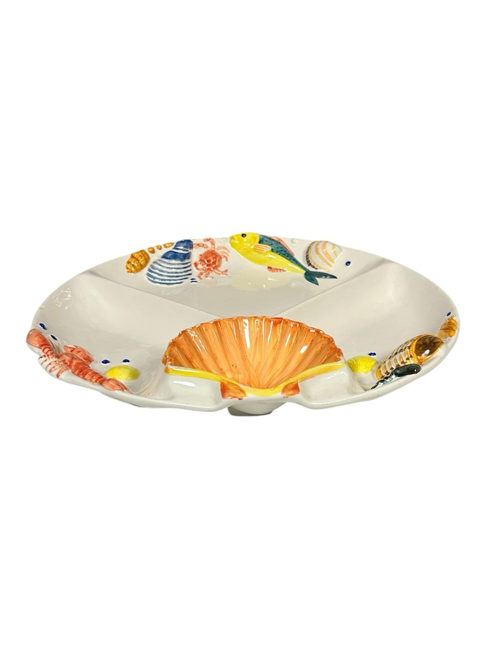 Seafood tropical serving platter